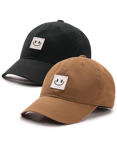 Image of FURTALK Kids Toddler Baseball Hat Boys Girls Adjustable UPF50+ Washed Cotton Baseball Cap