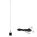 2 Meter & 70cm UHF VHF Dual Band 144/430MHz NMO Mount Antenna with 16.5 FT UHF PL259 Male Plug Kit for Trunk Vehicle Car Transceiver Two Way Radio, Eifagur