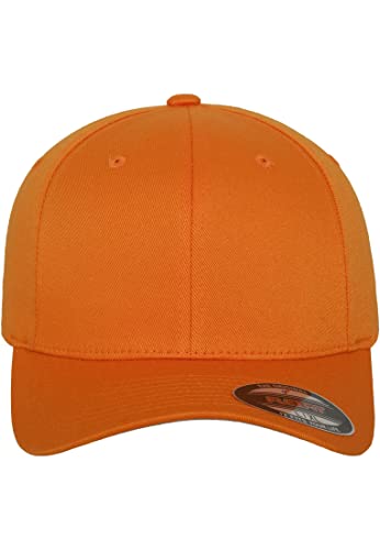 Flexfit Mütze Blanko Baseball Cap Classic Orange - Bitte Grösse wählen, orange, S/M