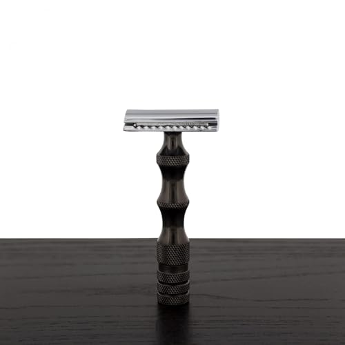 West Coast Shaving Black Titanium Collection Razor, 84BT (Closed Comb)