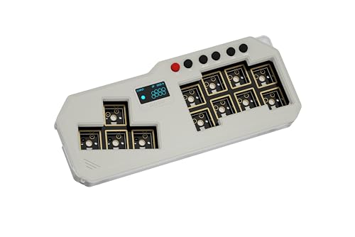 Image of KEEBMONKEY DOIO Hitpad M Series Aluminum & Acrylic Mini Gaming Leverless Arcade Controller w / 0.91' Display, RGB & Dual USB-C for PC /Switch /PS3 /PS4 /PS5
