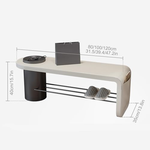 Banc de rangement chaussures pour chambre à coucher et assise de bout de lit or - 2