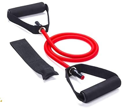 JEYANG Resistance Tube Exercise Bands for Stretching, Workout, and Toning for Men, and Women with Additional Door Anchor (30-35 lbs) (Red) (B0B6BPCWNS) Amazon Price History, Amazon Price Tracker