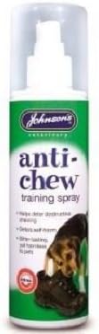 JOHNSON'S ANTI CHEW SPRAY X2 - DOGS, CATS, RABBITS - TRAINING AID - PET SAFE