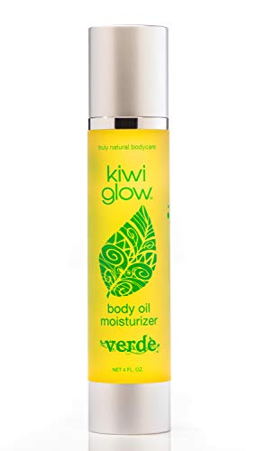 Kiwi Glow Daily Skin Oil Moisturizer - Organic and All Natural - Handmade Skin Care for Anti Aging - Cold Pressed Sesame Oil for Skin - Ayurvedic Skin Treatment (verde)