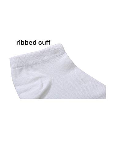 Image of Allegra K Athletic Low Cut Ankle Socks-Stretch Cuffs Soft 10 Pairs
