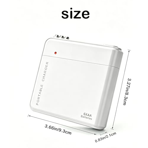 Cargador de emergencia portátil USB con baterías AA miniatura 2
