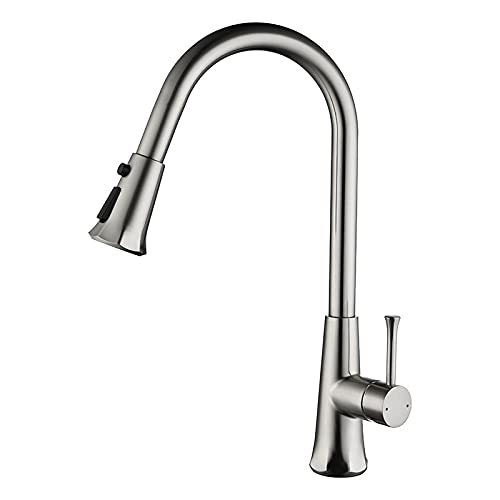 Grifos de cocina plegables de brazo oscilante con doble articulación de latón