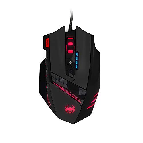 Souris de jeu programmable ZELOTES C-12 dotée de 4 DPI réglables pour une précision optique ultime