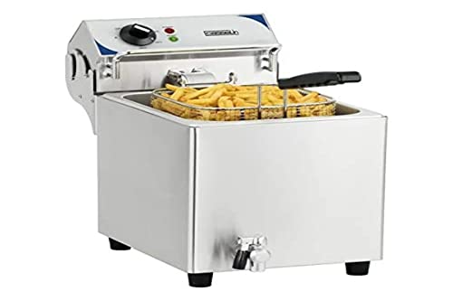 Casselin CFEV7 - Friteuse électrique avec vanne de vidange 7 litres