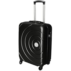 Tela Para Maletas Max Star Maleta de Cabina 55x40x20cm, Rígida, Ruedas Gitarorias 360º, Ligera, Impermeable, Seguridad Numérica, Maleta de Viaje, Resistente (Negro)