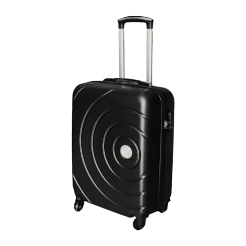 Max Star Maleta de Cabina 55x40x20cm, Rígida, Ruedas Gitarorias 360º, Ligera, Impermeable, Seguridad Numérica, Maleta de Viaje, Resistente (Negro)