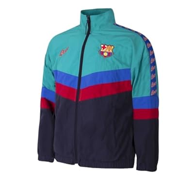 Copa Football - Chaqueta de entrenamiento - Fútbol - Hombre - Barcelona - Retro - Verde - 100% nailon - Talla XL | Ya disponible en tu tienda friki favorita! En mundofriki.es!