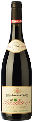 3 × Jaboulet Aîné Parallèle 45 Rouge Vin de Pays Rhône Crianza (Caja de 3 Botellas de 75 cl)