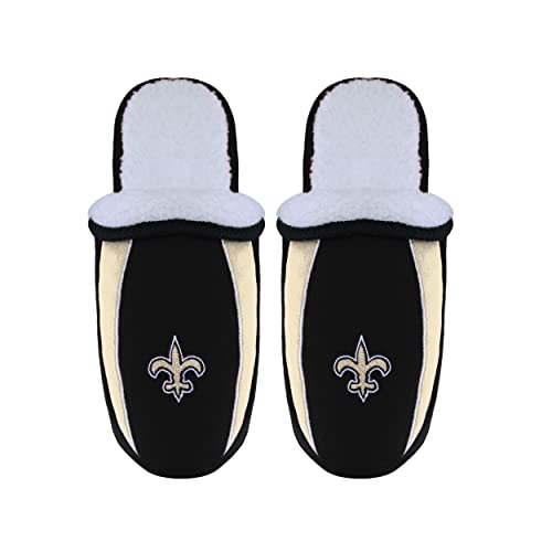 Image of FOCO NFL Mens Football Team Logo Moccasin Slippers Shoes