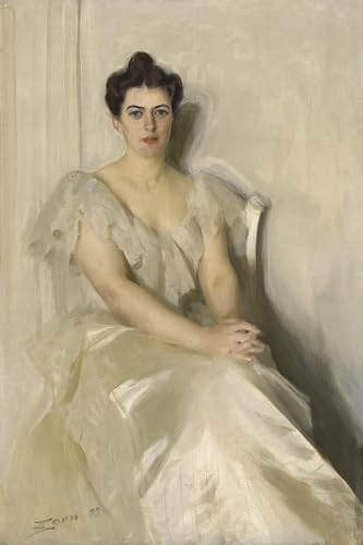 Toile Frances Folsom par Anders Zorn impression peinture murale 60x90cm pour salon