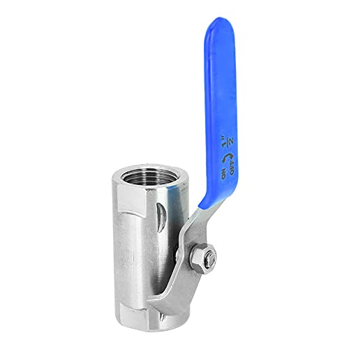 Válvula de bola de acero inoxidable Válvula de flotador 201 semiacero roscada Accesorio mecánico Válvula de bola ancha para de tuberías de agua DN15 DN20 DN25 Opcional (DN15 1/2”)
