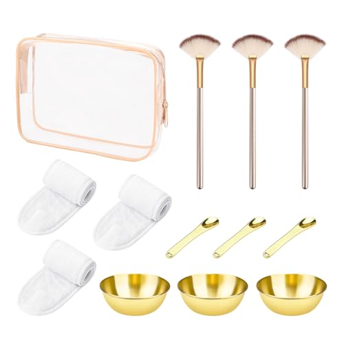 Lot de 13 accessoires esthéticienne pour appliquer les masques sans se salir