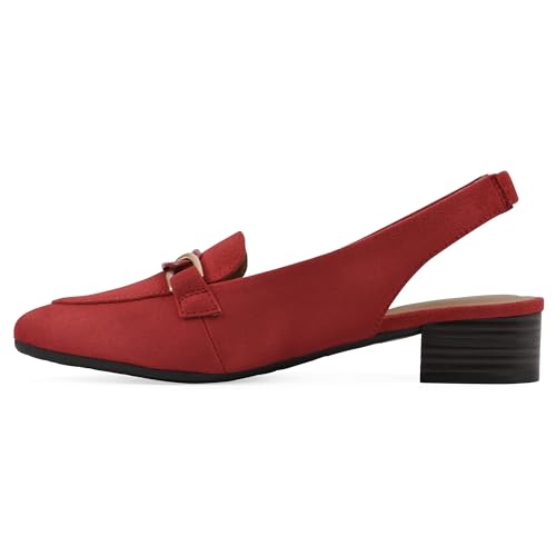 Image of WHITE MOUNTAIN Women's Boreal Low Block Loafer Heel