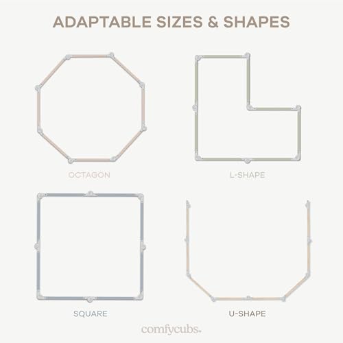 Comfy Cubs Light Wood Playpen