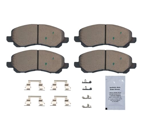 Image of HUSCH D2057 Front Ceramic Brake Pads Kit Fit For Chrysler 200 2011-2014, For Chrysler Sebring 2007-2010, For Dodge Avenger 2008-2014, For Dodge Caliber 2007-2012, For Jeep Compass 2007-2017