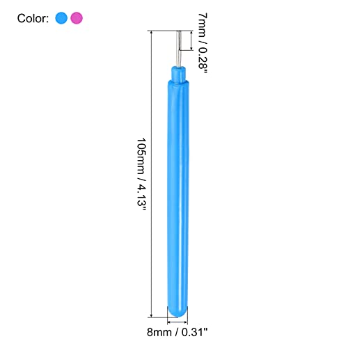 PATIKIL 10Pack Papier Rüschen Geschlitzt Ringeln für DIY Kunstgewerbe Blau Rose Rot