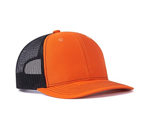 Image of Quanhaigou Trucker Hat - Mesh Snap Back - Unisex Adjustable Baseball Cap - Outdoor Hats for Men Women