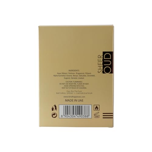 Birra Sheer Oud Men EDP (50ml) | Long-Lasting Fragrance | Sensual & Intense Aroma | Premium Gift Option | Imported From Dubai, UAE