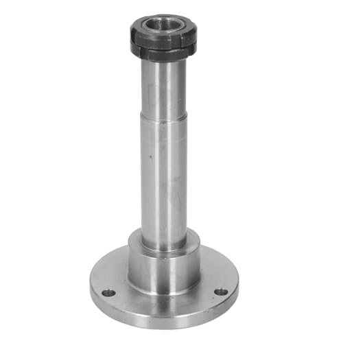 Asixxsix Mini Egleno de Torno, Conjunto de Huso de Acero de Acero de 20 Mm de Diámetro con 2 Tuercas de Bloqueo, Dureza, para 0618 CJ18 CJ0618a 7x12 7x14 0618 3B Tornos de Tornos