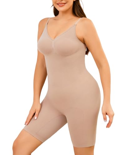 Image of Shapewear Tummy Control BodySuit Seamless Adjustable Body Shaper for Women