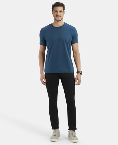 Image of Jockey IM21 Men Super Combed Supima Cotton Round Neck Half Sleeve T-Shirt