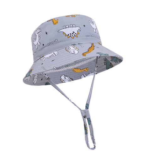 Baby Boy Sun Hat Baby Hats UPF 50+ Toddler Sun Hat Infant Sun Hats Kids Beach Summer Adjustable Bucket Hat