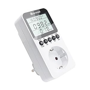 Ketotek KTEM02 Digitaler Stromzähler Steckdose 3680W
