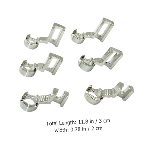Set de 6 pies prensatelas para máquina de coser miniatura 2