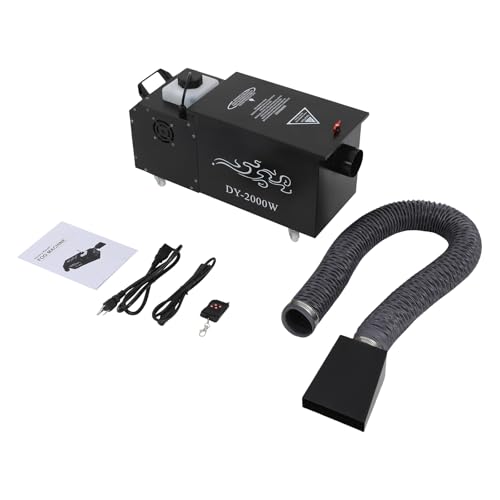 Máquina de humo baja 2000W con control remoto y tanque grande miniatura 6