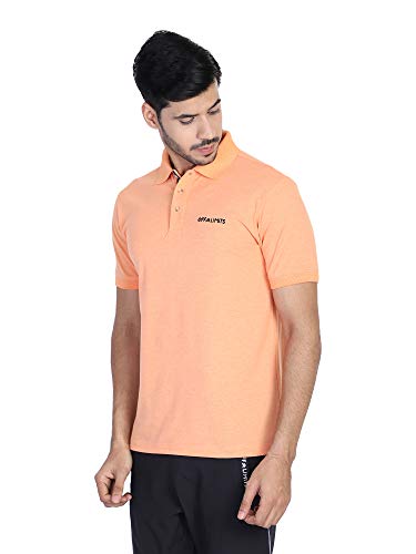 Image of OFF LIMITS Mens Logo Polo for Mens (ORNAGE Mel) Orange