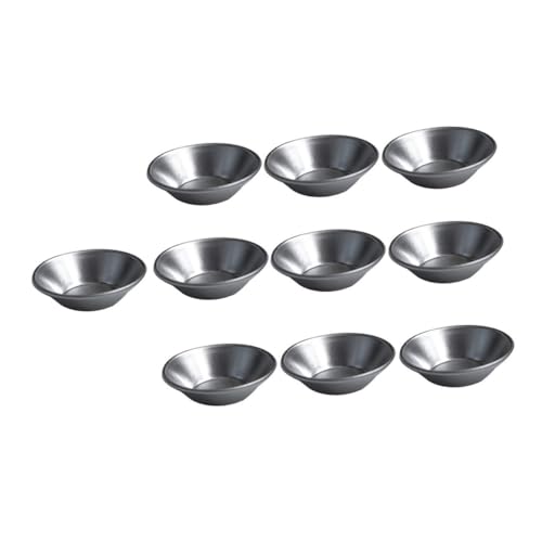 COLLBATH 24Pcs Aluminum Baking Round Tart Baking for Egg Tarts Pudding Cupcakes and Easy to Clean Kitchen Tools