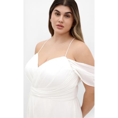 Image of City Chic Women's Plus Size Dress - Entwine Maxi