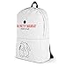 Fashionable Backpack White One Size