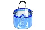 Laser 6514 Safety Goggles - Detachable Face Shield