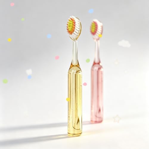 Kids Toothbrush Set with Sparkly Crystal Handles, 5‑Pack Soft PBT Bristles for Ages 3‑10 — 사진 5