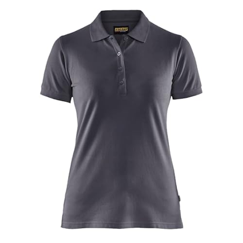 Polo de trabajo cómodo Blaklader 3307 gris M que evita rozaduras en el cuello