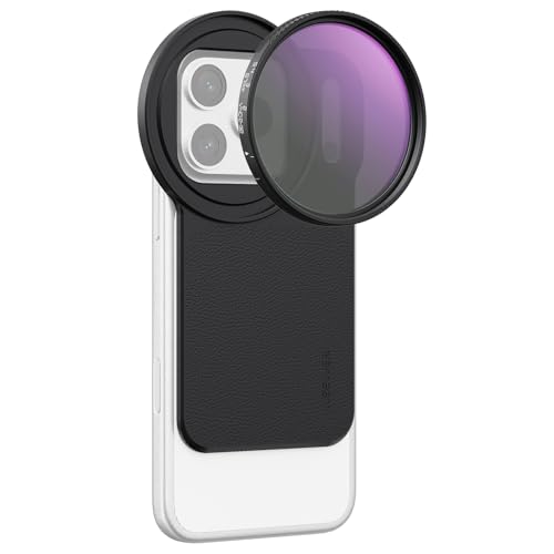 Image of NEEWER 6.9 inch Magnetic Phone Lens Filter Mount Adapter Backplate Accessories with 67mm Variable Neutral Density Filter (ND 2-32) Compatible with MagSafe iPhone 12 /13 /14 /15 /16 /17 Pro Max & 14 /15 /16 Plus