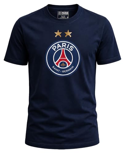 PSG T-Shirt 2 étoiles - Collection Officielle Paris Saint Germain - Homme - Taille M