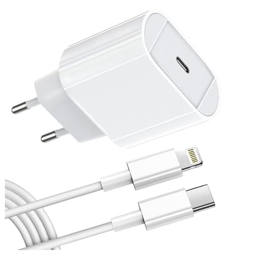 Cargador iPhone Carga rapida - Certificado MFi - Cargador rápido PD 20W con Cable 6FT USB C a Lightning Adaptador de Cargador Tipo C para iPhone 14/14 Plus/14 Pro/14 Pro Max/13/12/11/SE