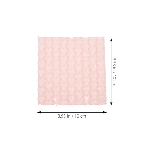 EXCEART 120 Stück Luftpolstertaschen, doppelwandig, Kunststoff, Rosa, für Versand, Format 10 x 10 cm
