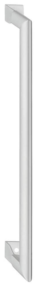 Gedotec Furniture Handle, Sliding Door, bar Handle, Oval for Folding Sliding Doors, SILDE-ON, Folding Sliding Door Handle, Round, Chrome Silver matt, 1 Piece, Door Handle for Folding Door cabinets