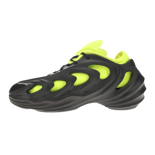 adidas Mens Adi Fom Q Lace Up Sneakers Shoes Casual - Black, Yellow3