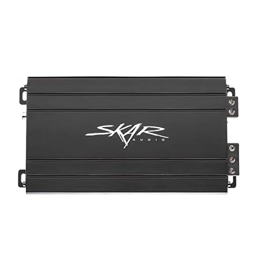 Skar Audio SK-M5001D Compact Monoblock Class D MOSFET Car Amplifier, 500W