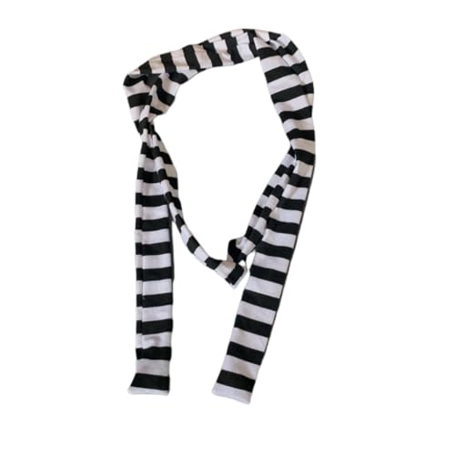 Goth Thin Scarf Y2k Striped Scarf Gothic Neckerchief Belt Grunge Accessories Alt Accessories Emo Stuff Streetwear